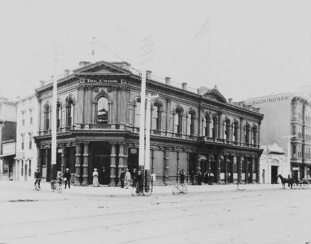Union Building at Third Street and Broadway, 1896