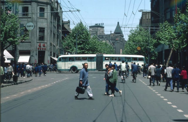 Nanjing Road, Shanghai, 1970s