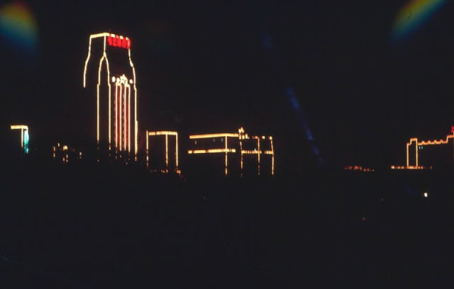 Shanghai at night, 1970s