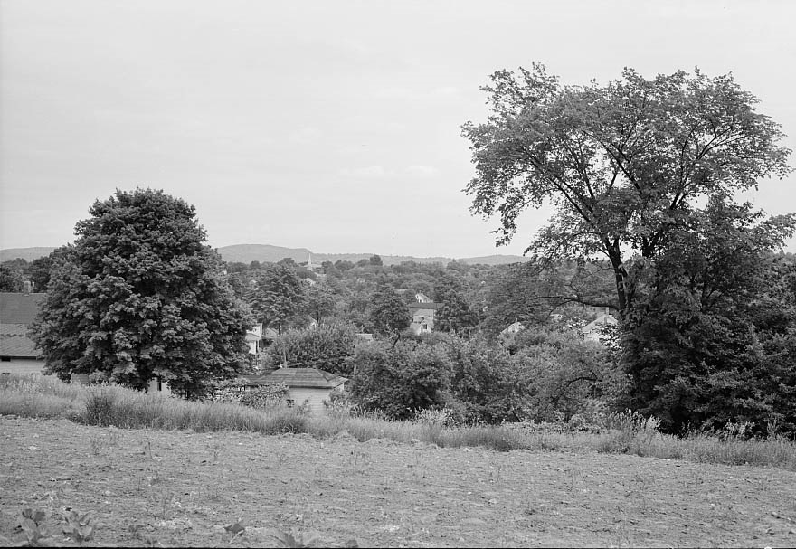 Orchards and farmland in the surroundings of Southington, 1942
