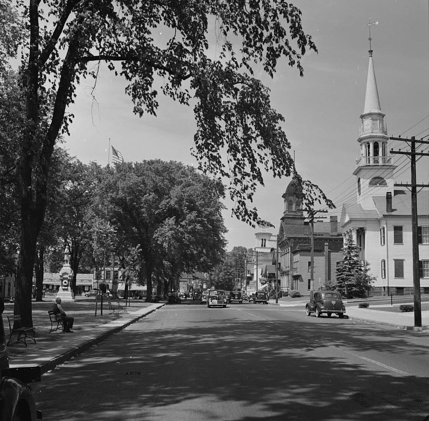 A street scene, Southington, 1942