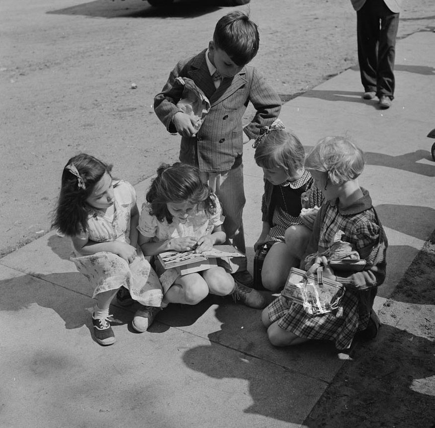 A group of children, 1942