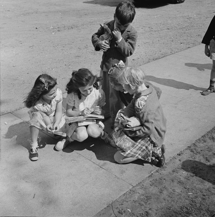 A group of children, 1942