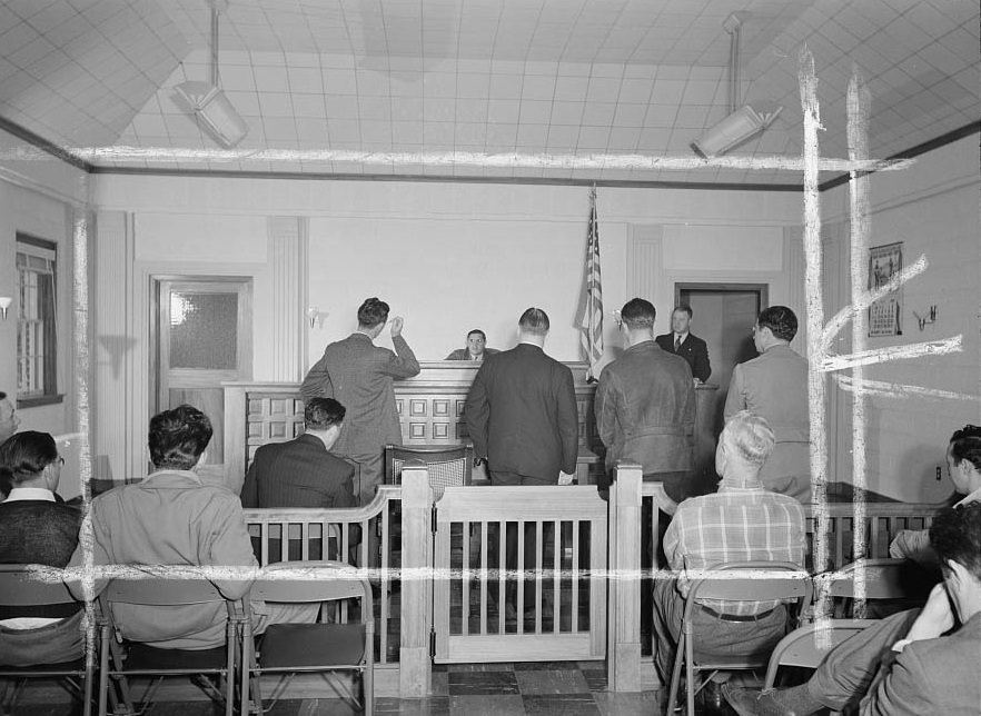 The town court. Southington, Connecticut, 1942
