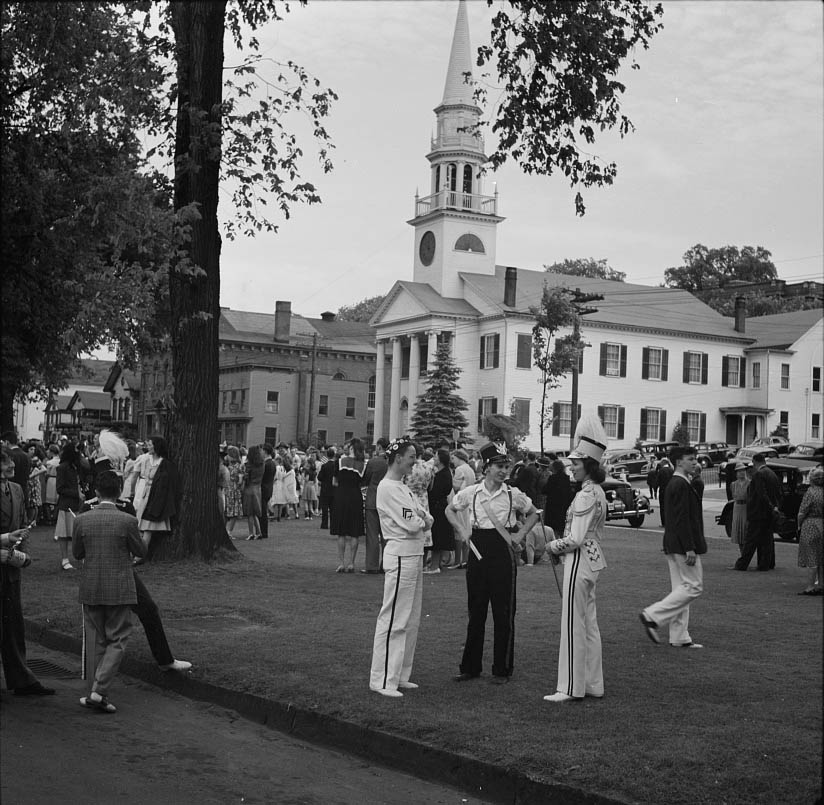 Southington girls, members of the youth drum corps, 1942