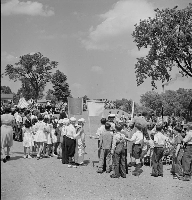 At Beecher Street School, 1942