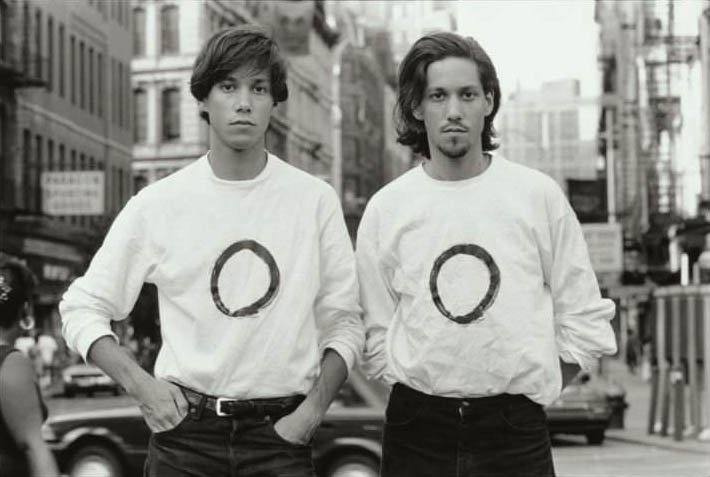 Twins with Zero T-Shirts, 1988