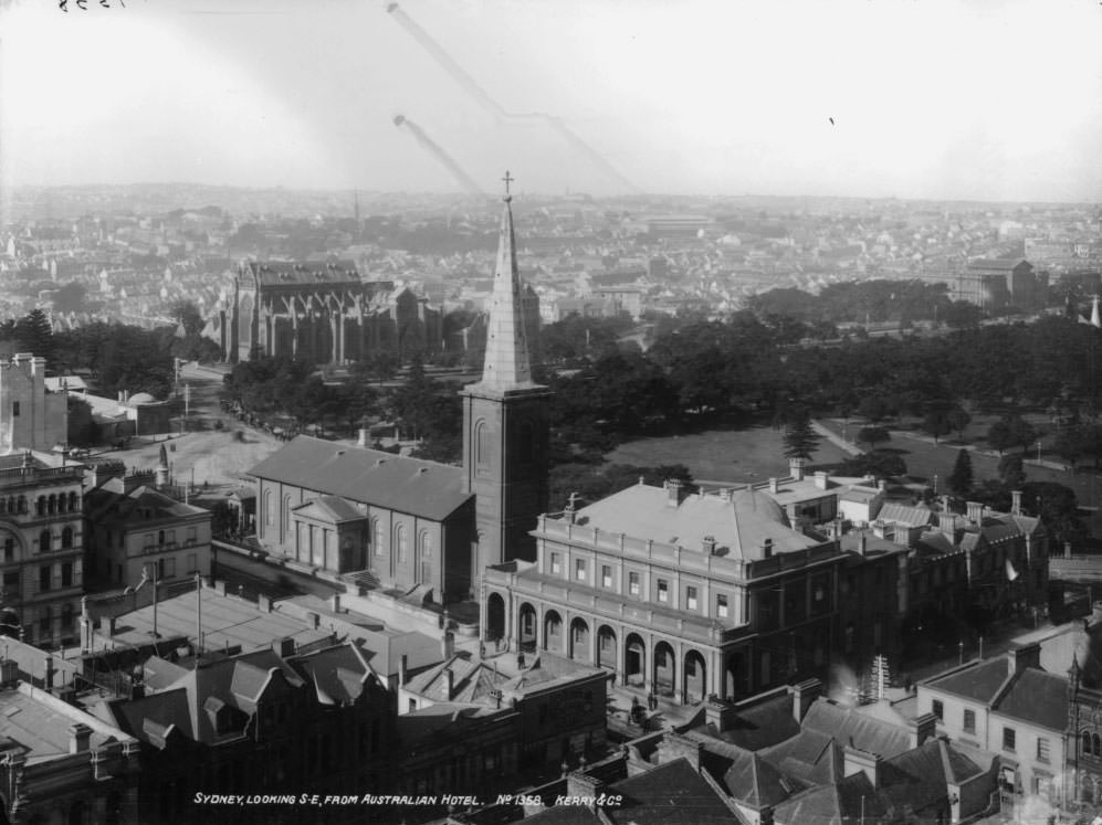 Sydney, looking south-east, from Australian Hotel