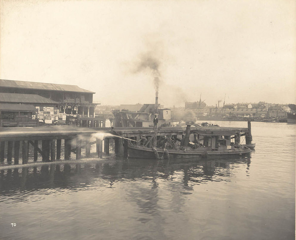 Cleaning the Wharves