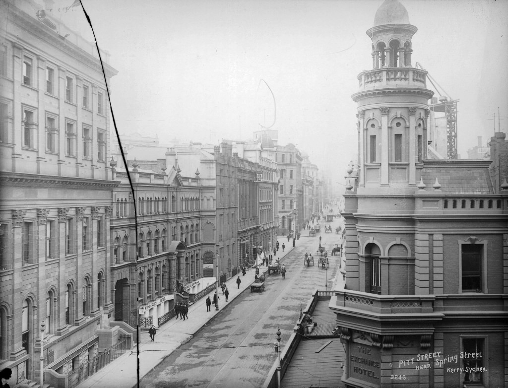 Pitt Street, near Spring Street