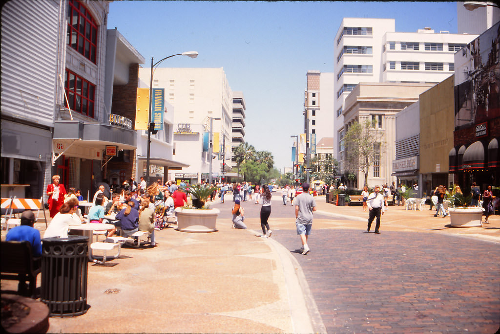 Franklin Street Mall, downtown Tampa, 1993