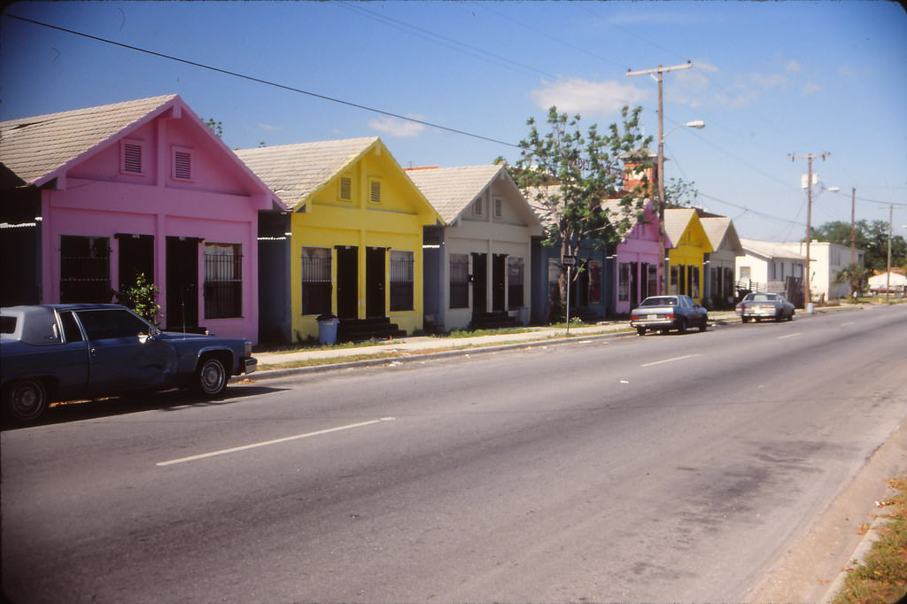 Homes in Ybor City, Tampa, 1990s
