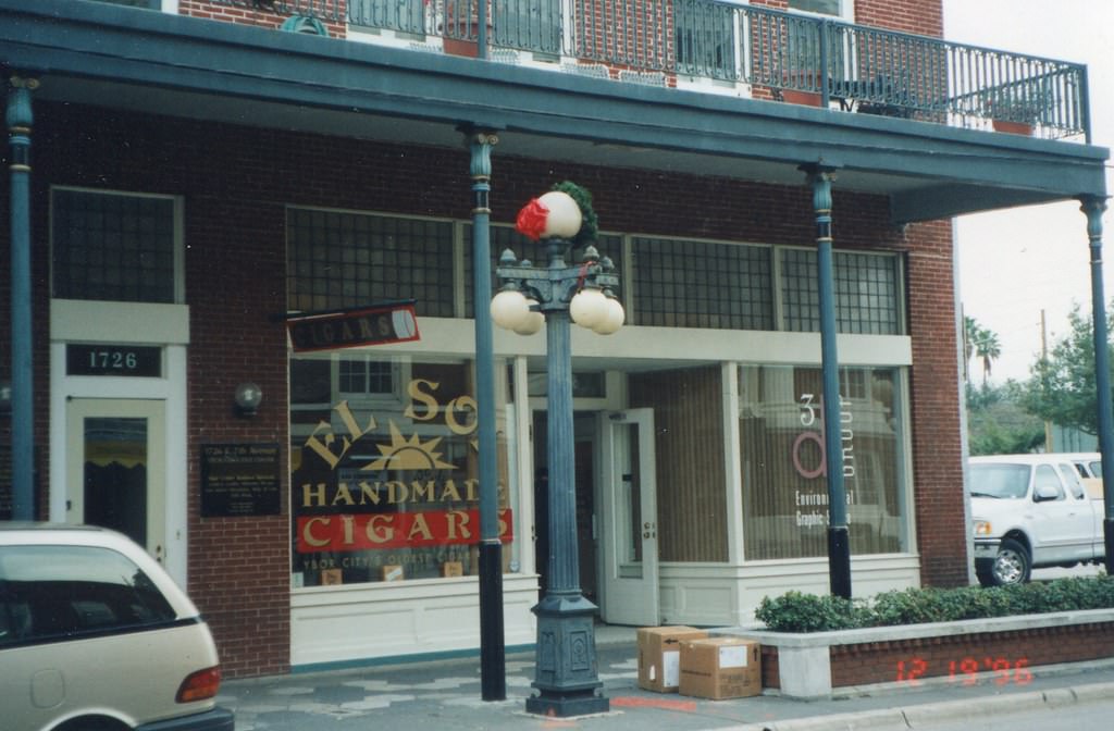 Ybor City's oldest Cigar Store in Tampa, 1996.