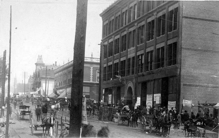 2nd Ave. in Seattle after the fire of June 6, 1889