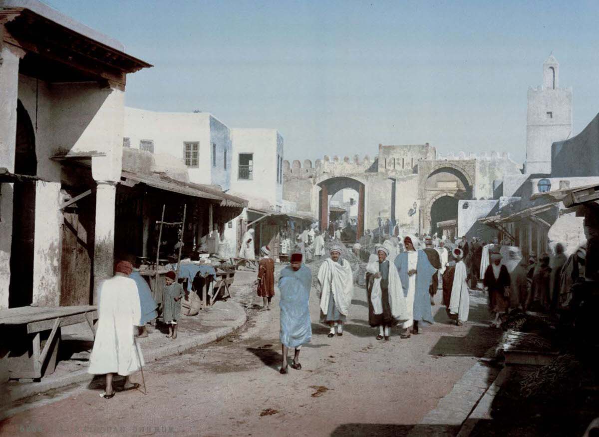 A street scene in Kairwan.