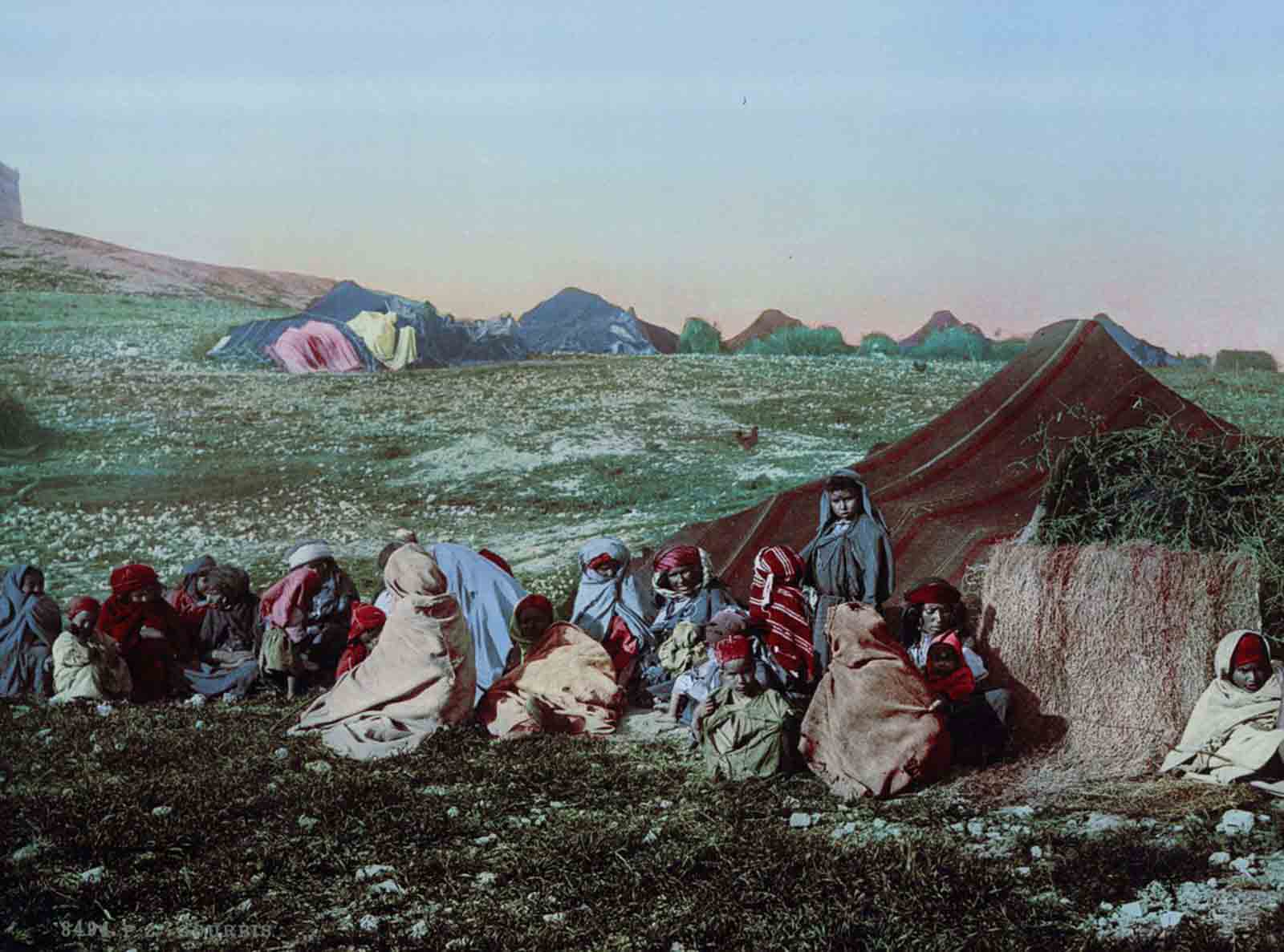 A camp of nomads, Tunis.