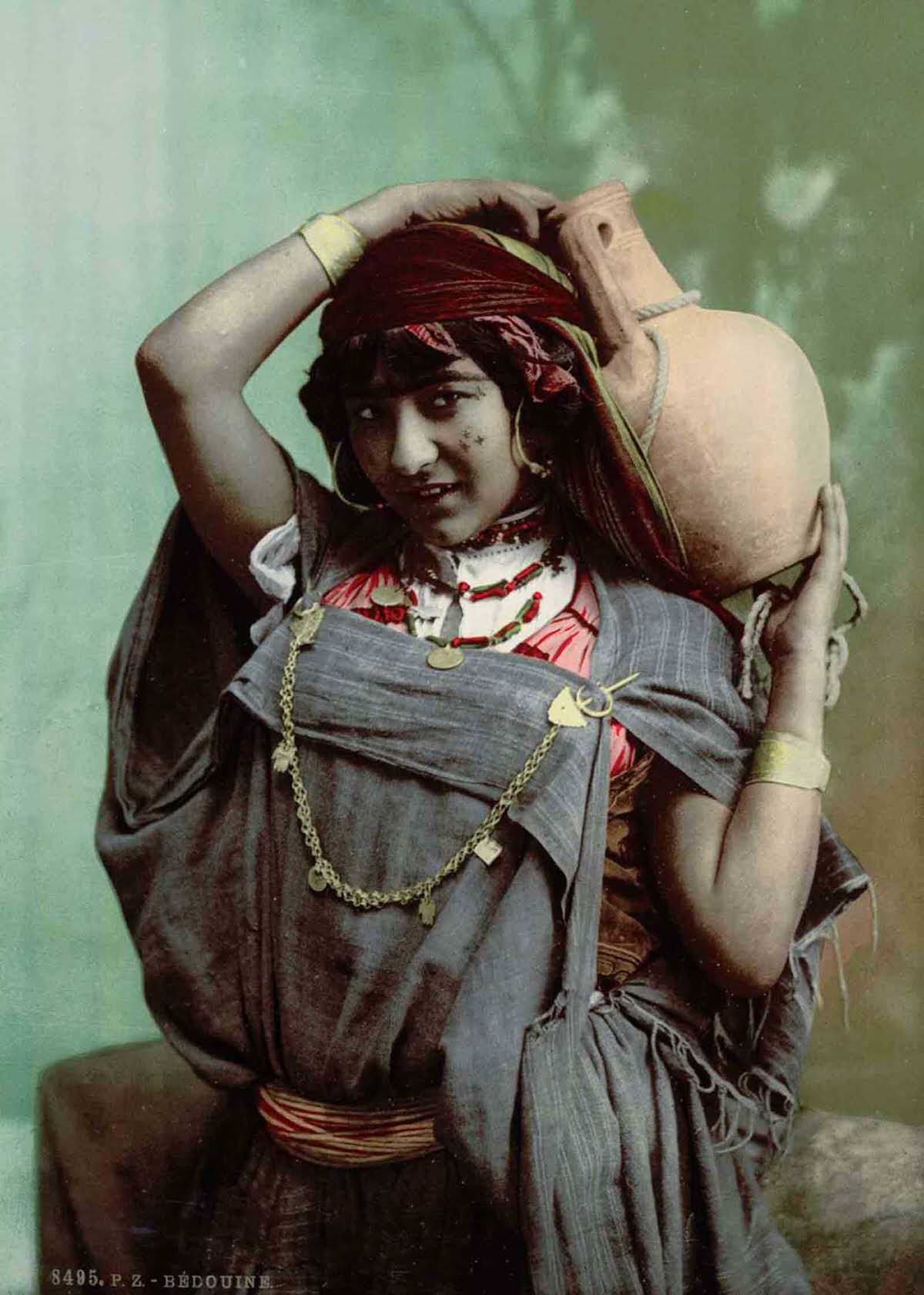 A Bedouin woman, Tunis.