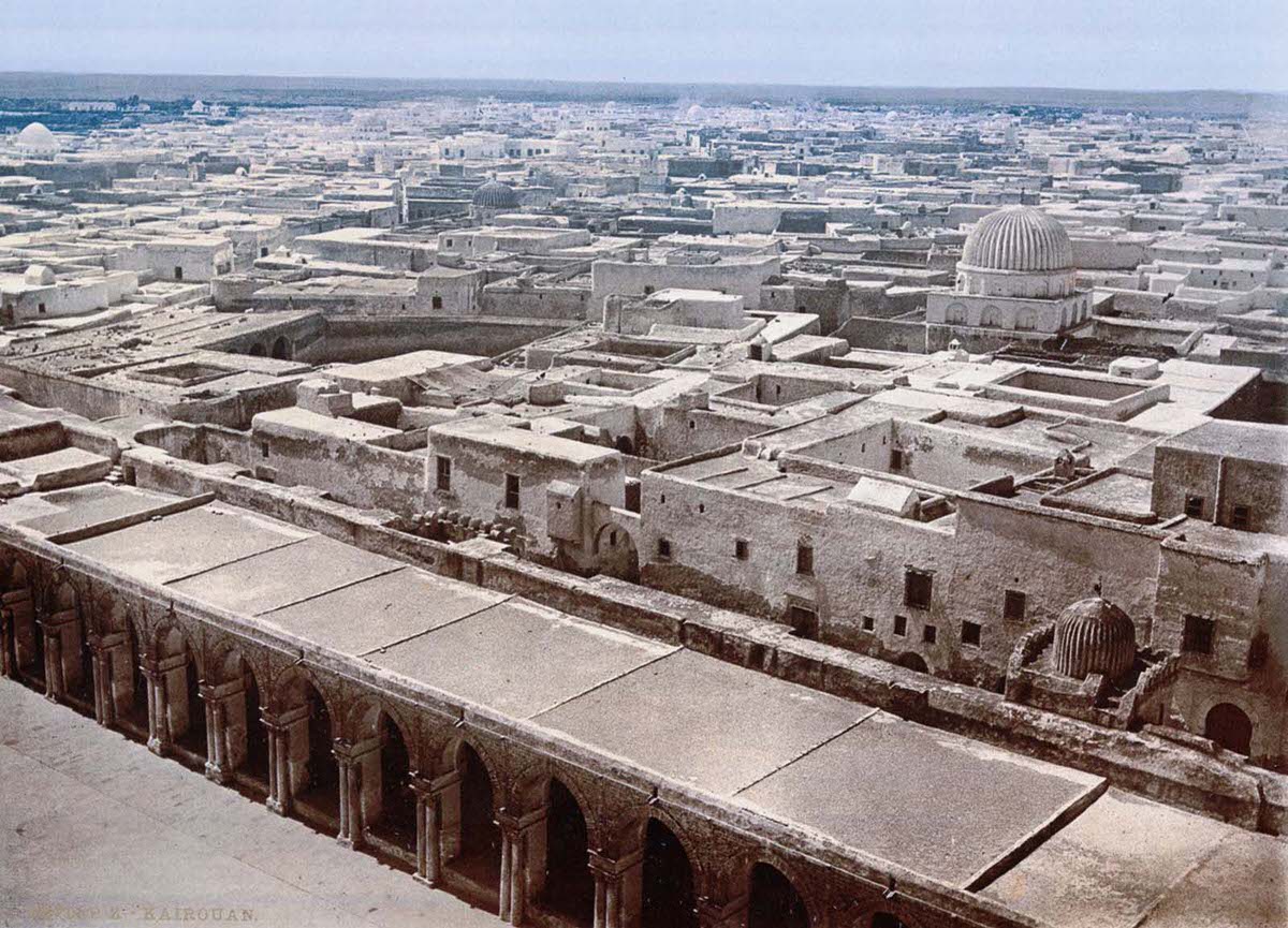 A view of Kairwan from the minaret of the Great Mosque.