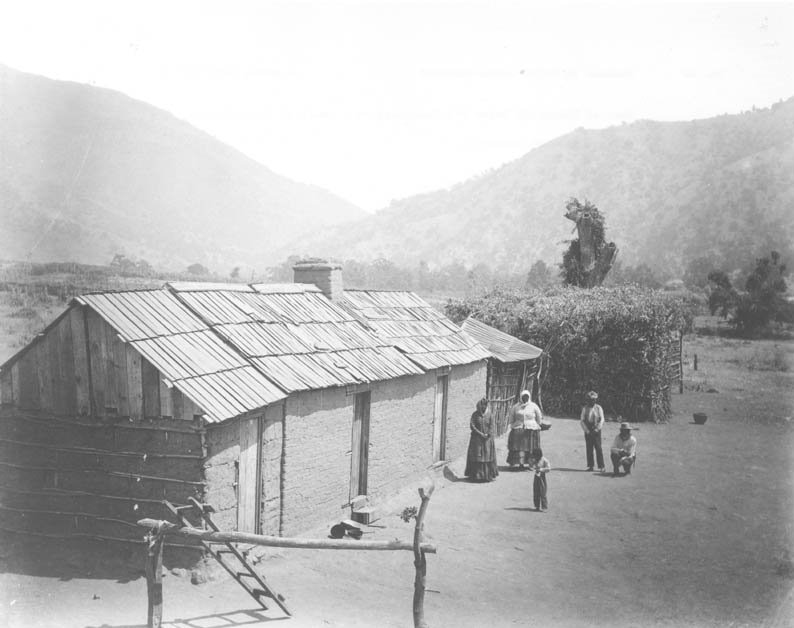 Indians in Tejon Ca~non (canyon), 1880s