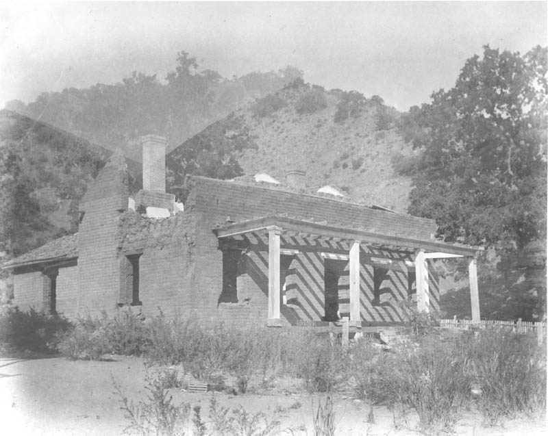 Headquarters buildings Fort Tejon, 1880s
