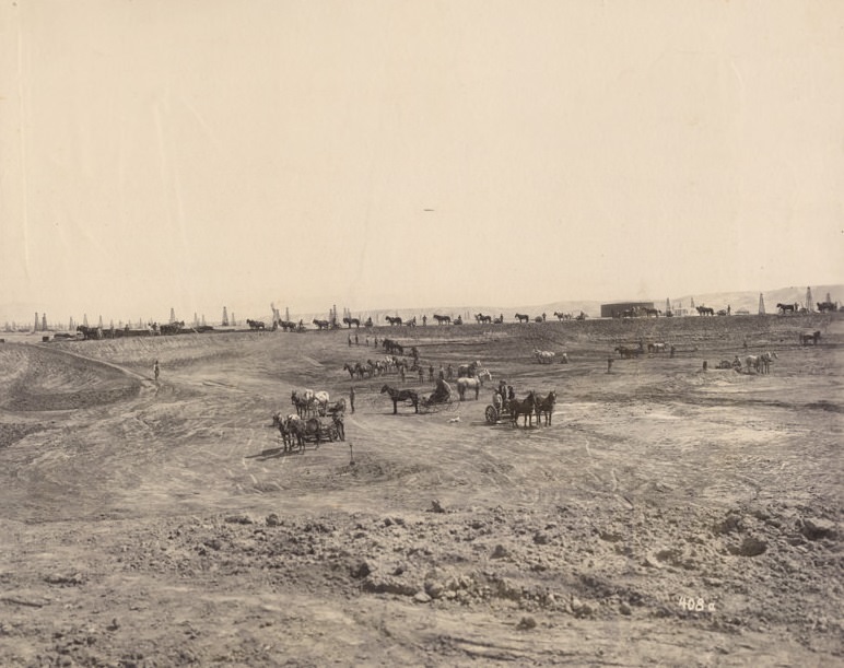 Kern County oilfield, 1889