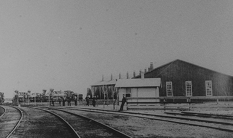 Sumner Southern Pacific Railroad Roundhouse, 1882