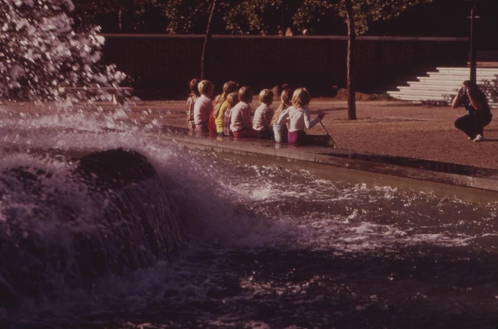 On Camera In A City Park, August 1973