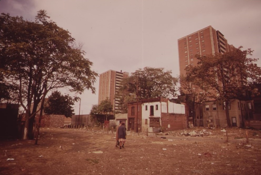 Housing Project In North Philadelphia, August 1973