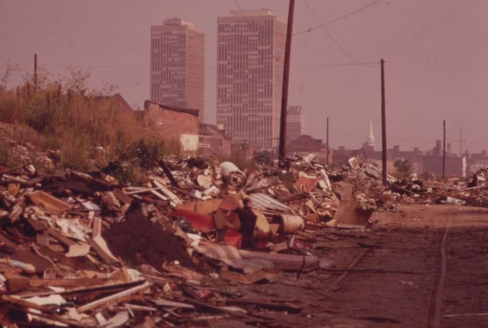 View North From Swanson And Catherine Streets, August 1973