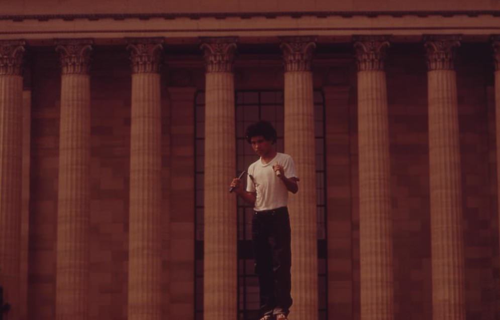 Columns Of Philadelphia Museum Of Art, August 1973