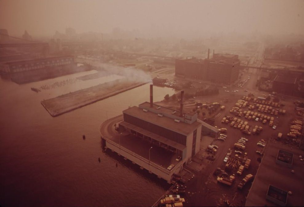 City Incinerator On The Delaware River, August 1973
