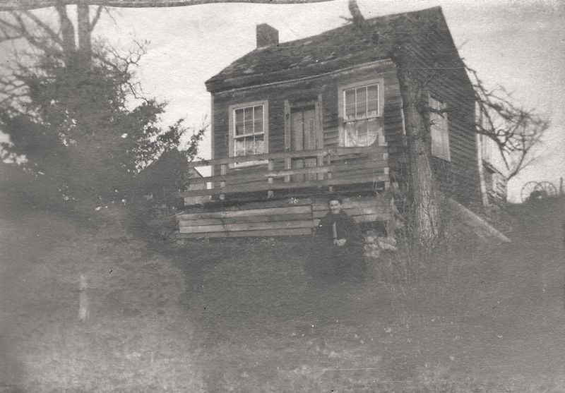 Log cabin in Nebraska