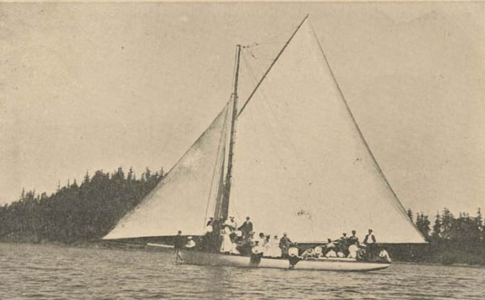 Yachting on Bellingham Bay, 1907