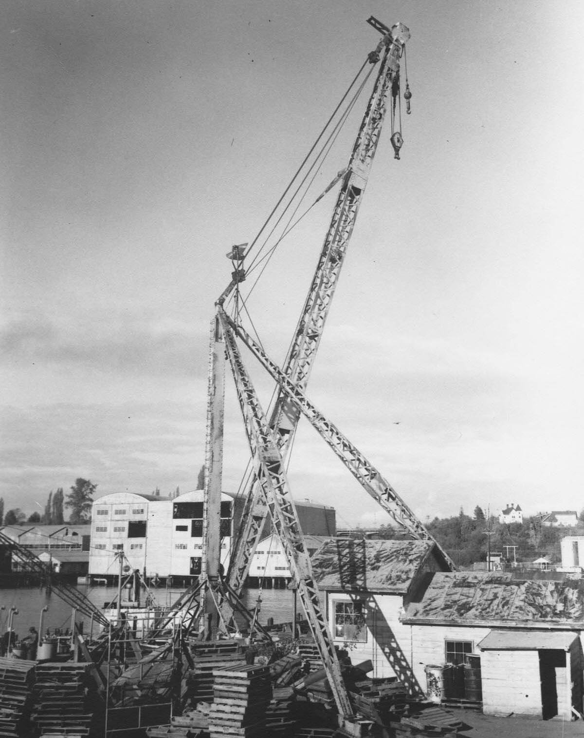 Crane on Dock, 1967