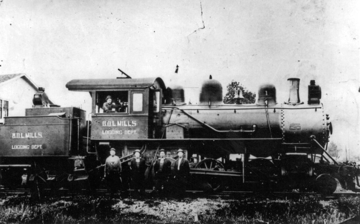 Engineers Side, Alco 2-6-2 Locomotive no. 1, 1909