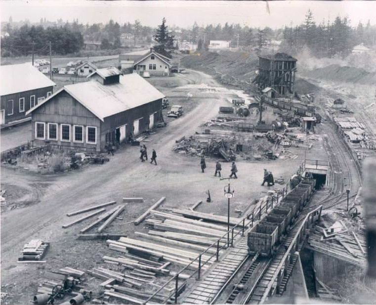 Bellingham coal mine, 1954, the year it closed