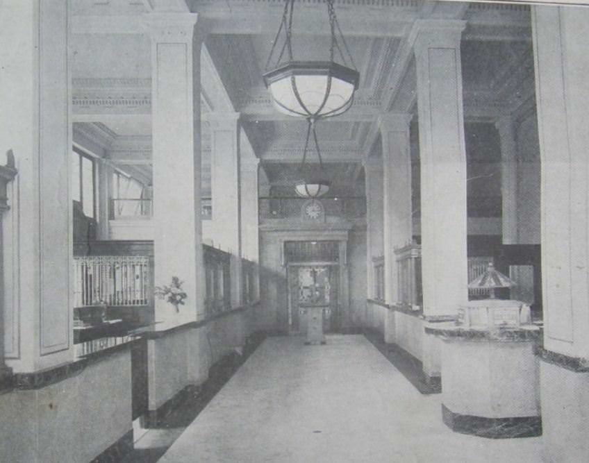 Interior Bellingham national bank.