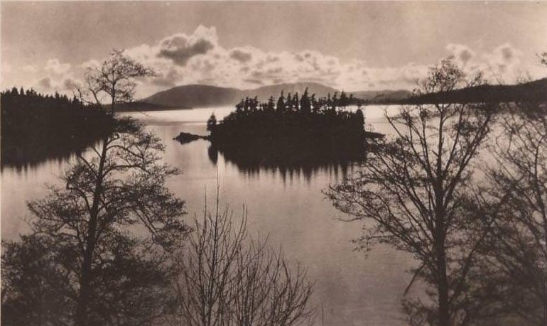 Dot Island in Chuckanut bay.