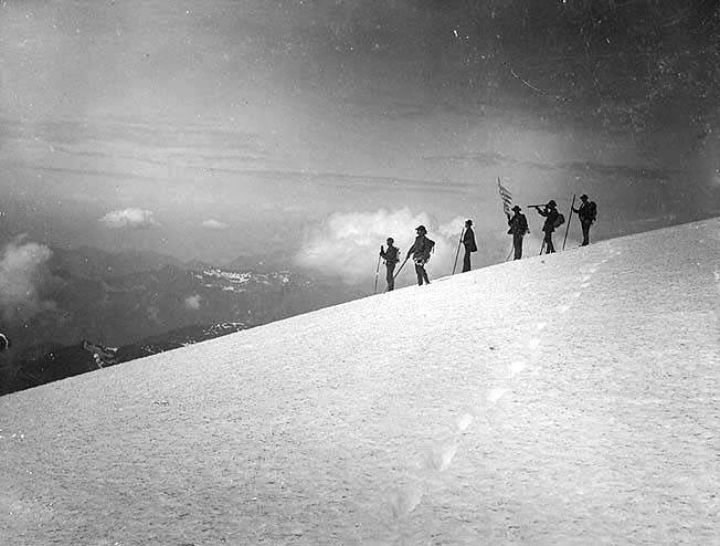Mt. Baker summit party, 1891