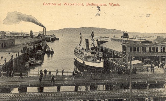 Bellingham waterfront 1915