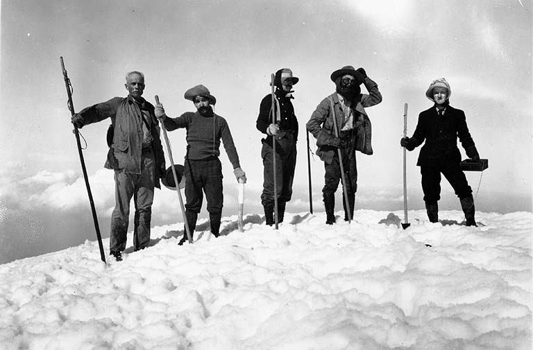 Mount baker summit party 1906