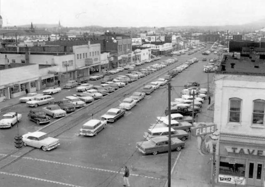 railroad avenue, ca. 1960
