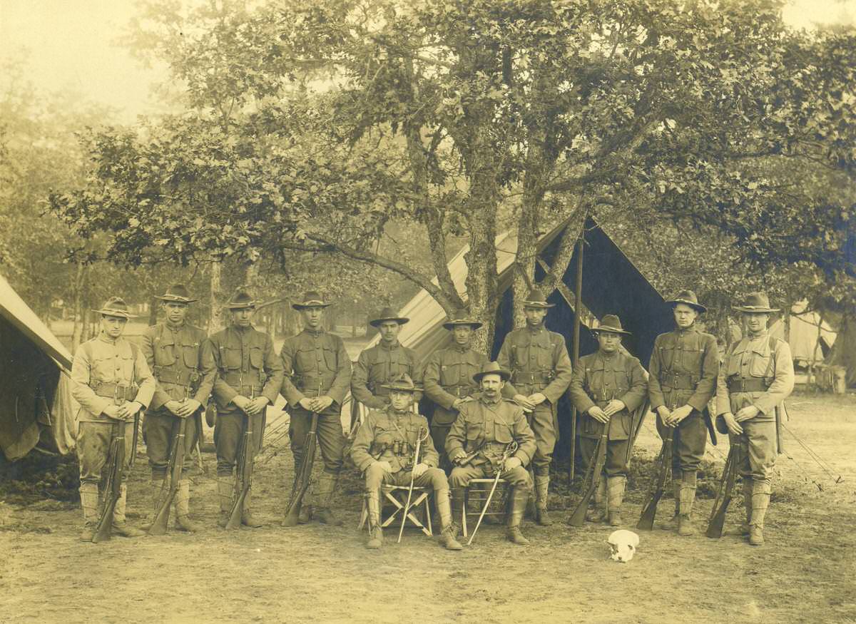 Company M, 2nd Infantry, Bellingham, 1910