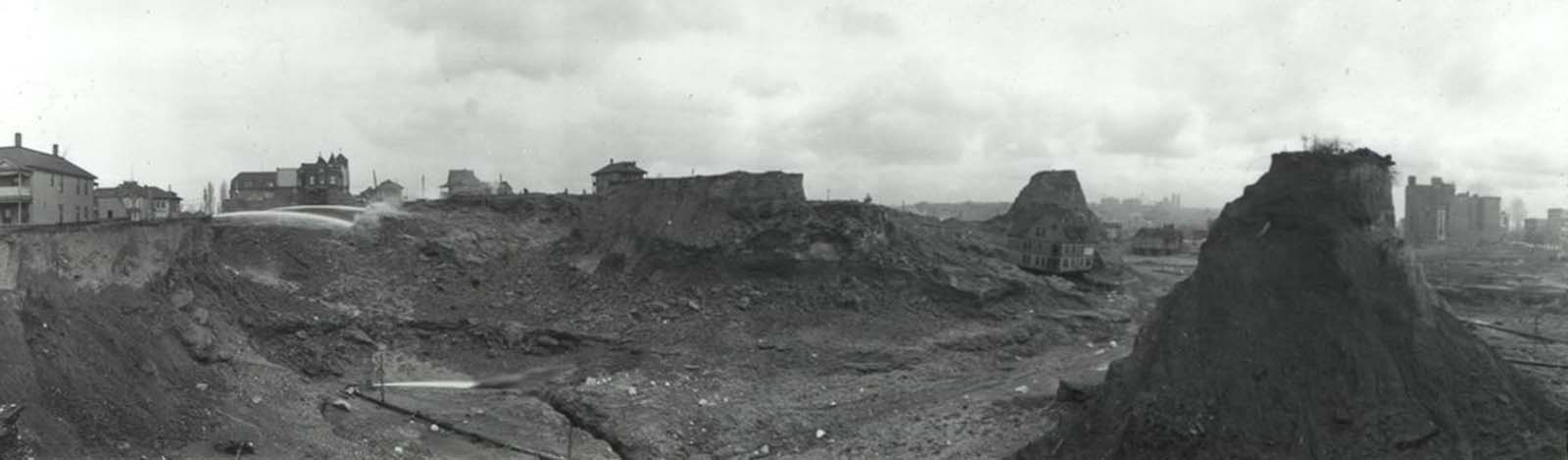 The remains of Denny Hill. 1909.
