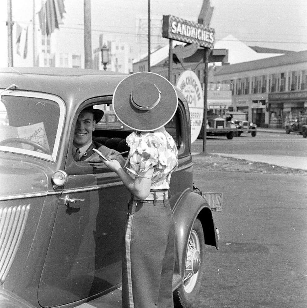 The History and Photos of Beautiful Carhop Girls from the 20th Century