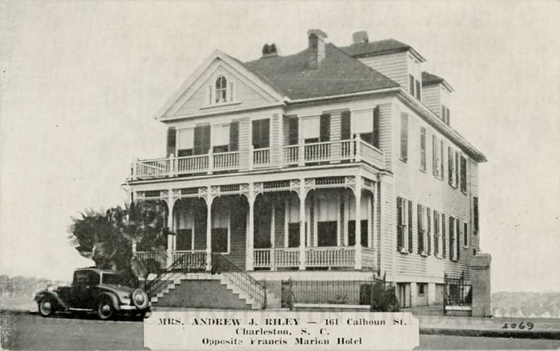Mr. and Mrs. Andrew J. Riley - 161 Calhoun Street, 1920