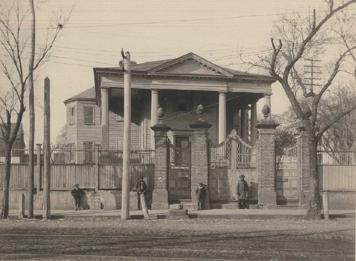 Nathaniel Heyward House, East Bay Street at Society Street, 1898