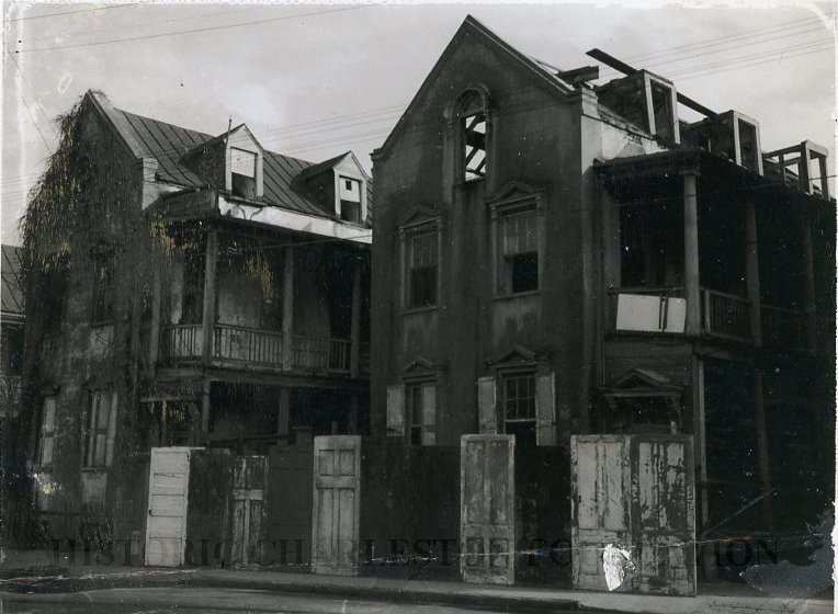 39 and 41 Calhoun Street, Two of "The Three Sisters", 1962