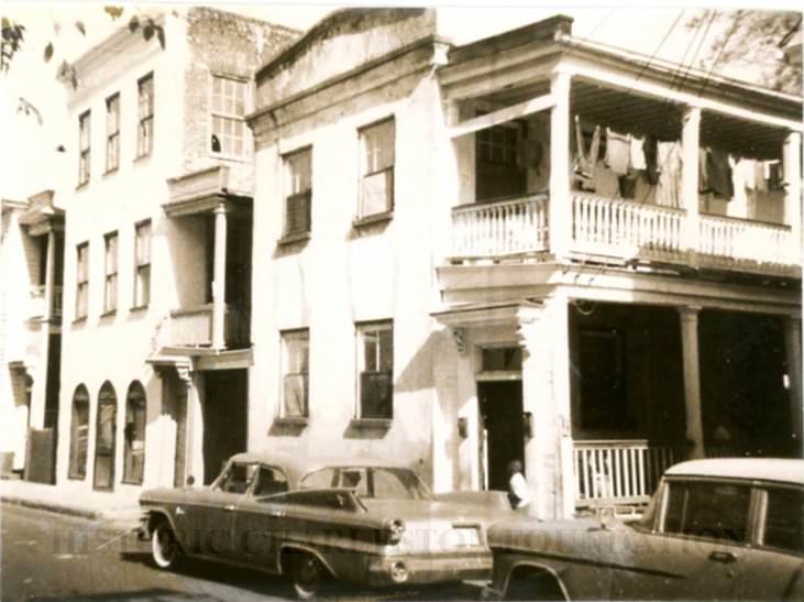 96 and 98 Anson Street Before Demolition, 1960