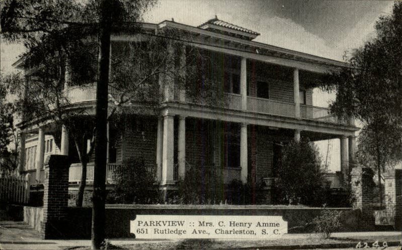 Parkview: Mrs. C. Henry Ammes, 651 Rutledge Avenue, 1930s